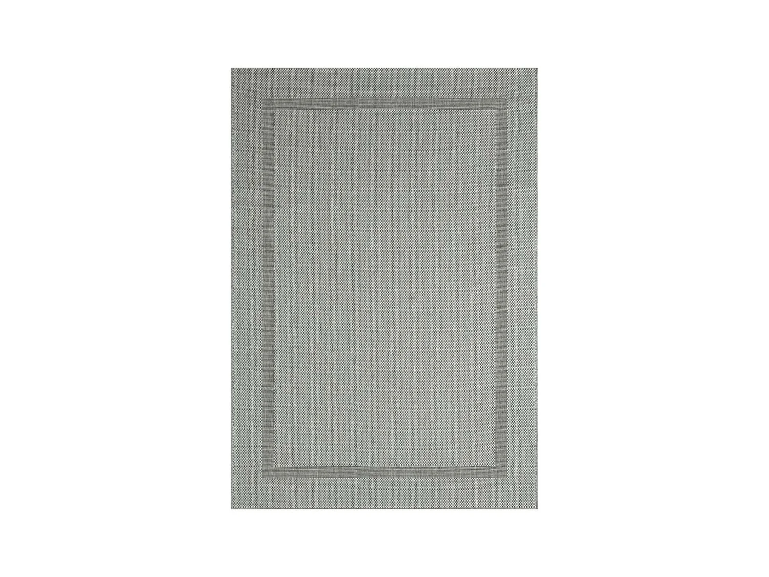 Tapis extérieur 80x200 tissé kilim gris SQUAREXT