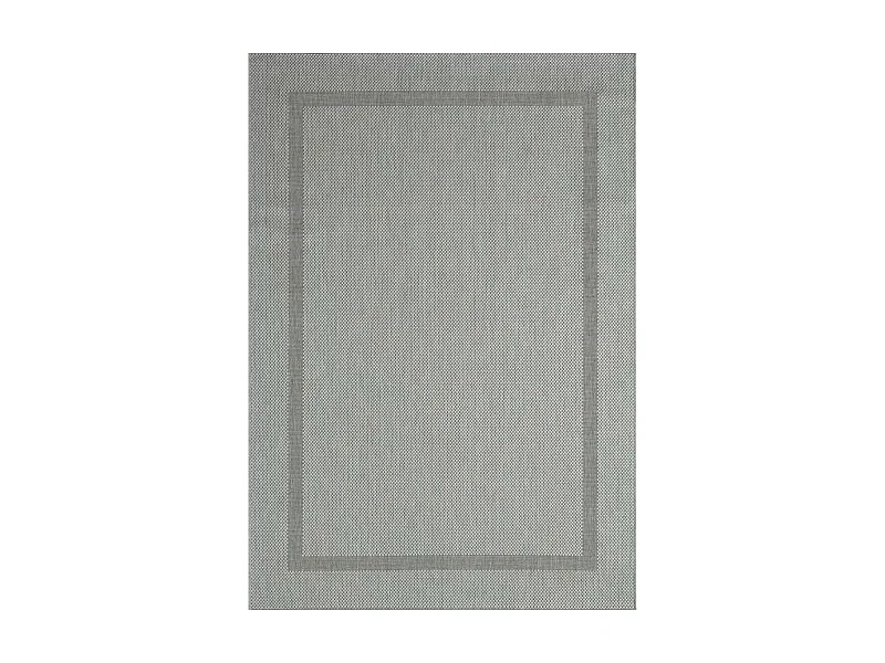 Tapis extérieur 160x220 tissé kilim gris SQUAREXT