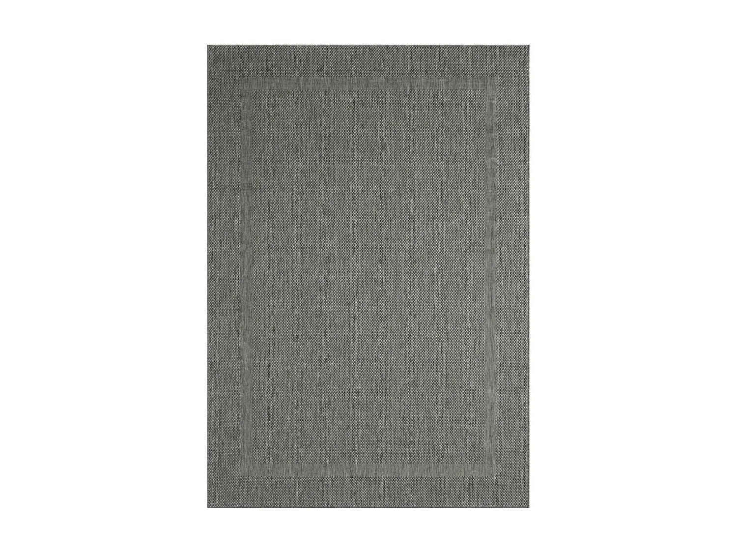 Tapis extérieur 80x200 tissé kilim gris SQUAREXT