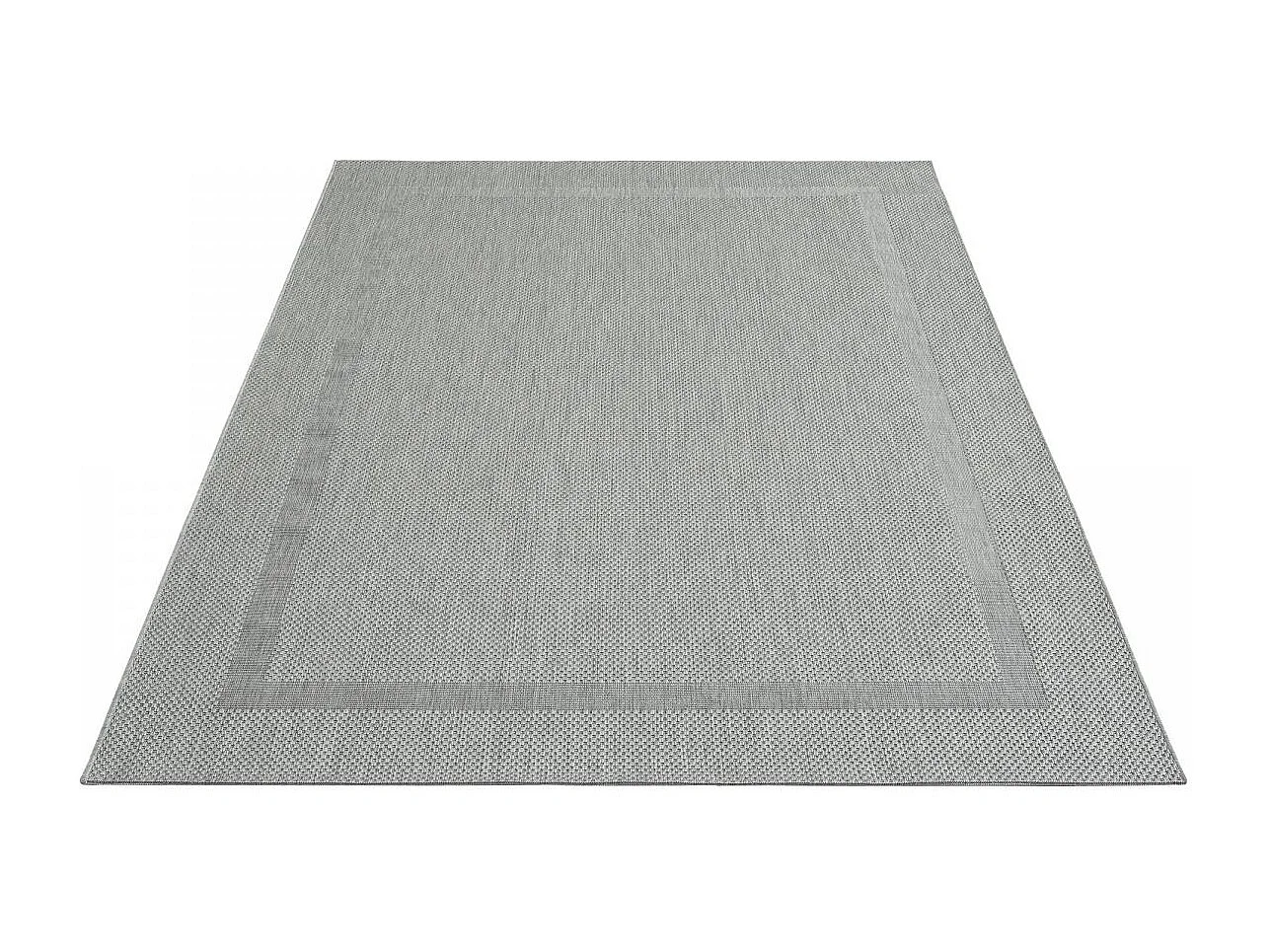Tapis extérieur 200x280 tissé kilim gris SQUAREXT