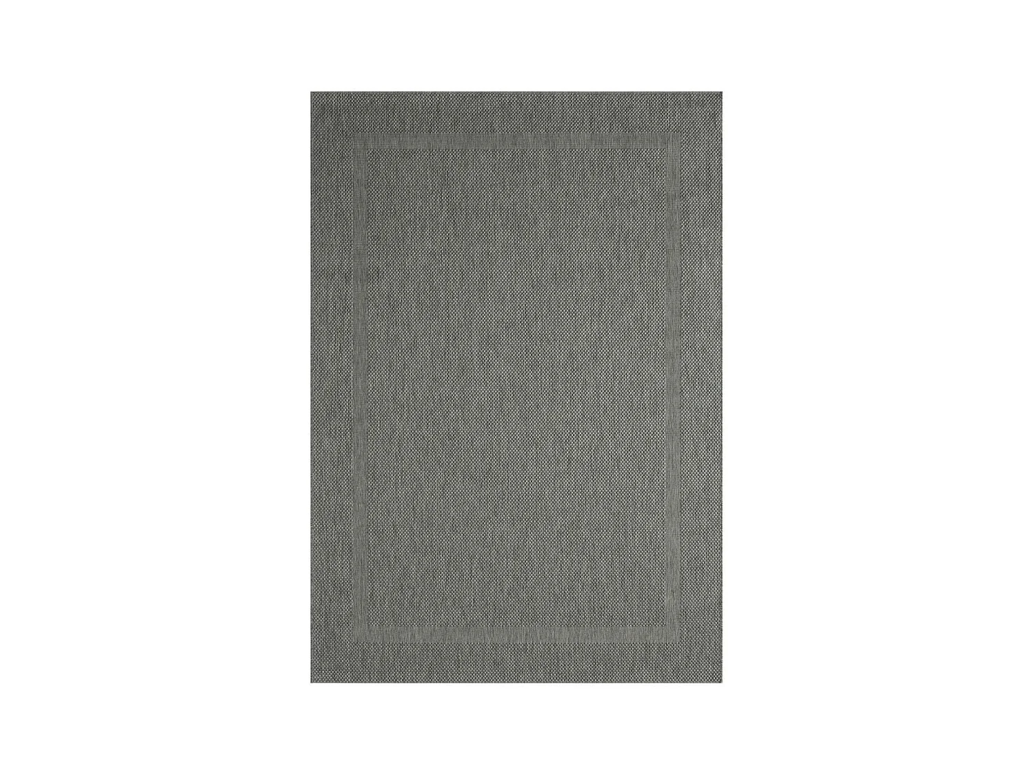 Tapis extérieur 80x150 tissé kilim gris SQUAREXT