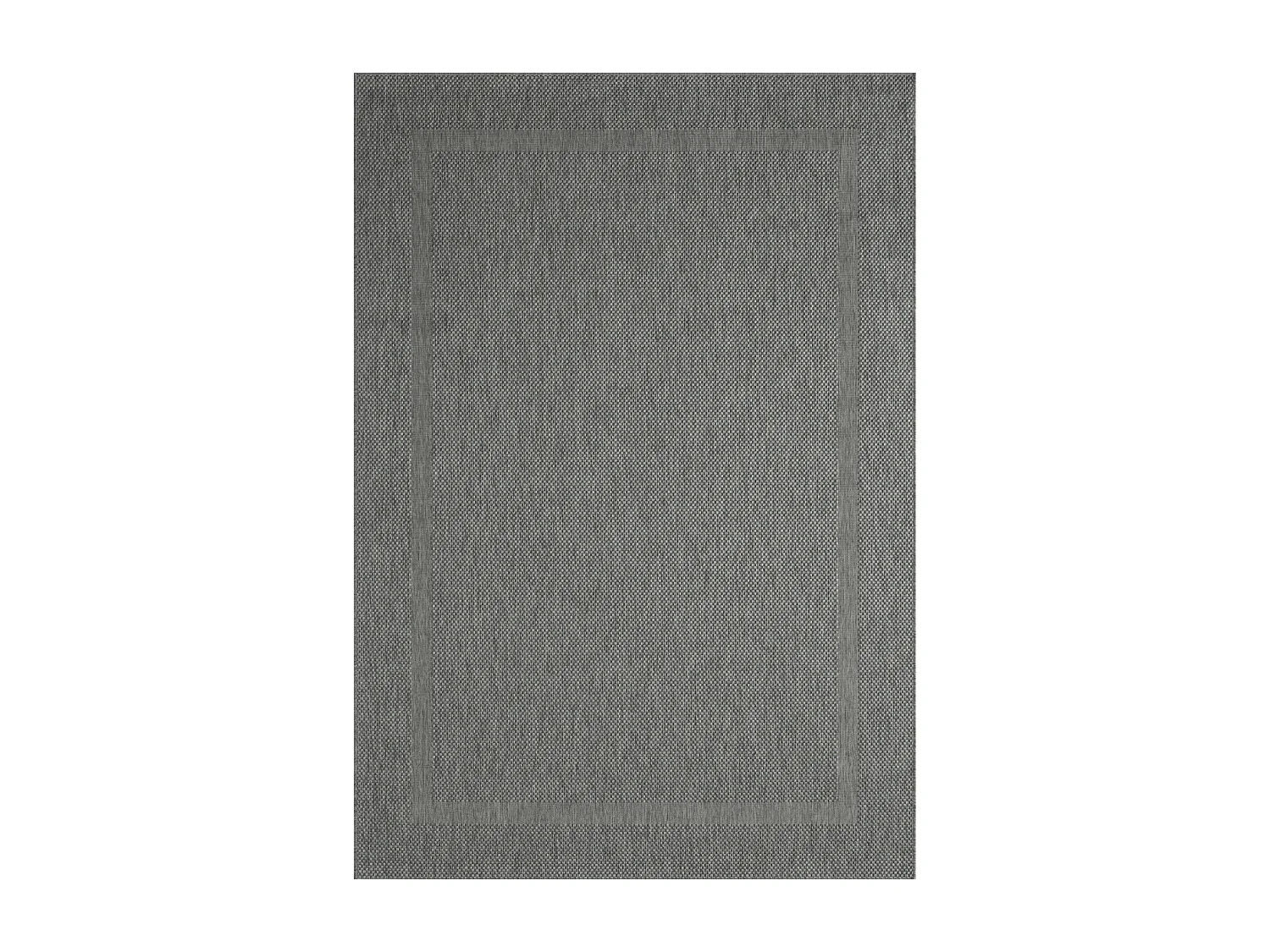 Tappeto da esterno 160x220 tessuto kilim grigio SQUAREXT