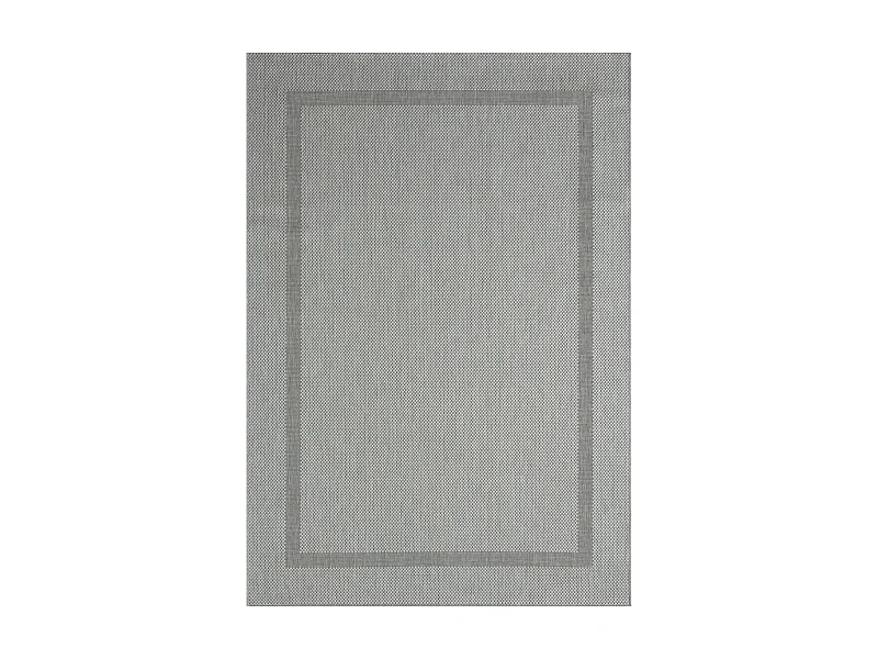Tapis extérieur 240x340 tissé kilim gris SQUAREXT
