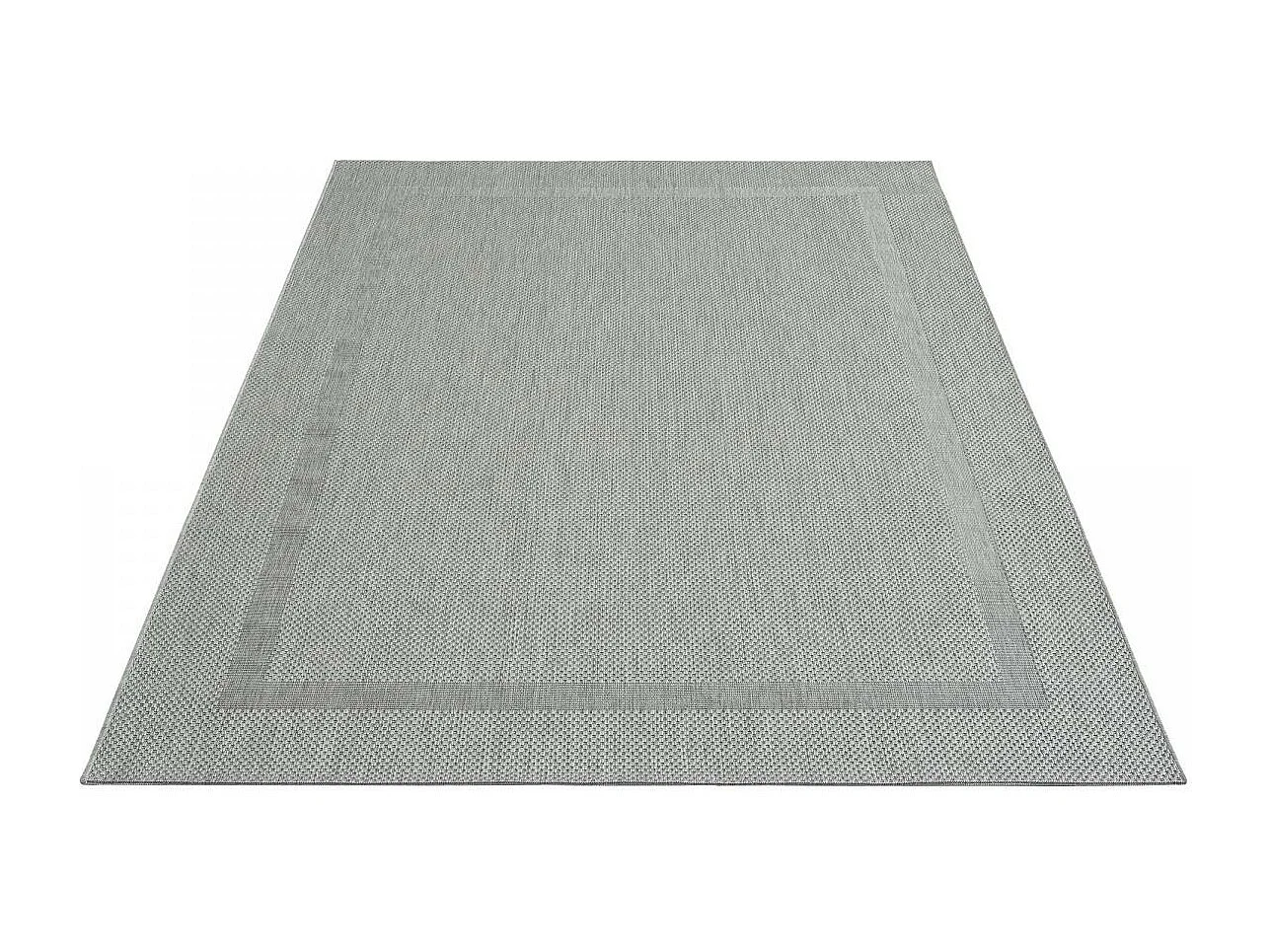 Tapis extérieur 140x200 tissé kilim gris SQUAREXT