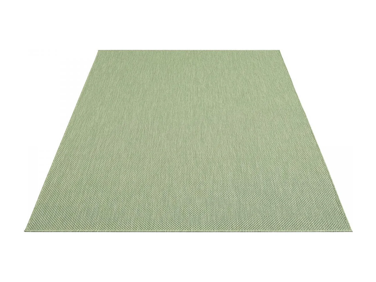 Tapis rond d'extérieur Ø160cm tissé kilim vert EXTUNI