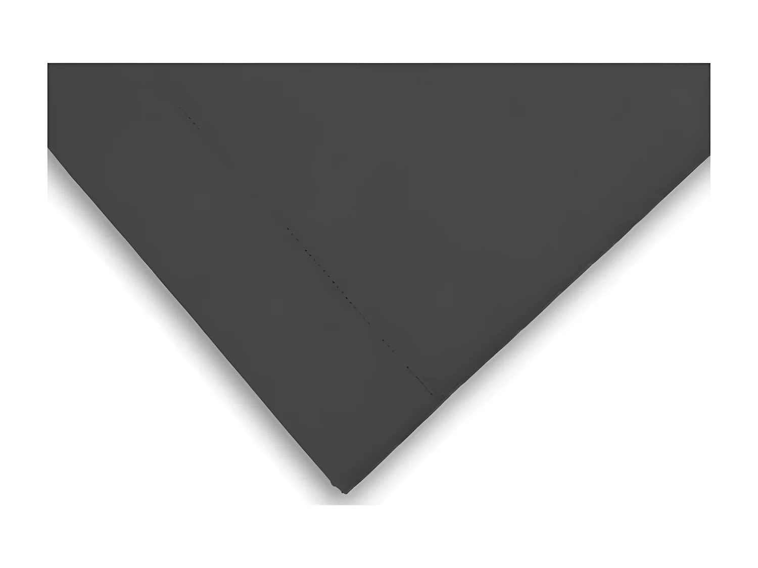 Housse de couette percale anthracite 240x220 cm