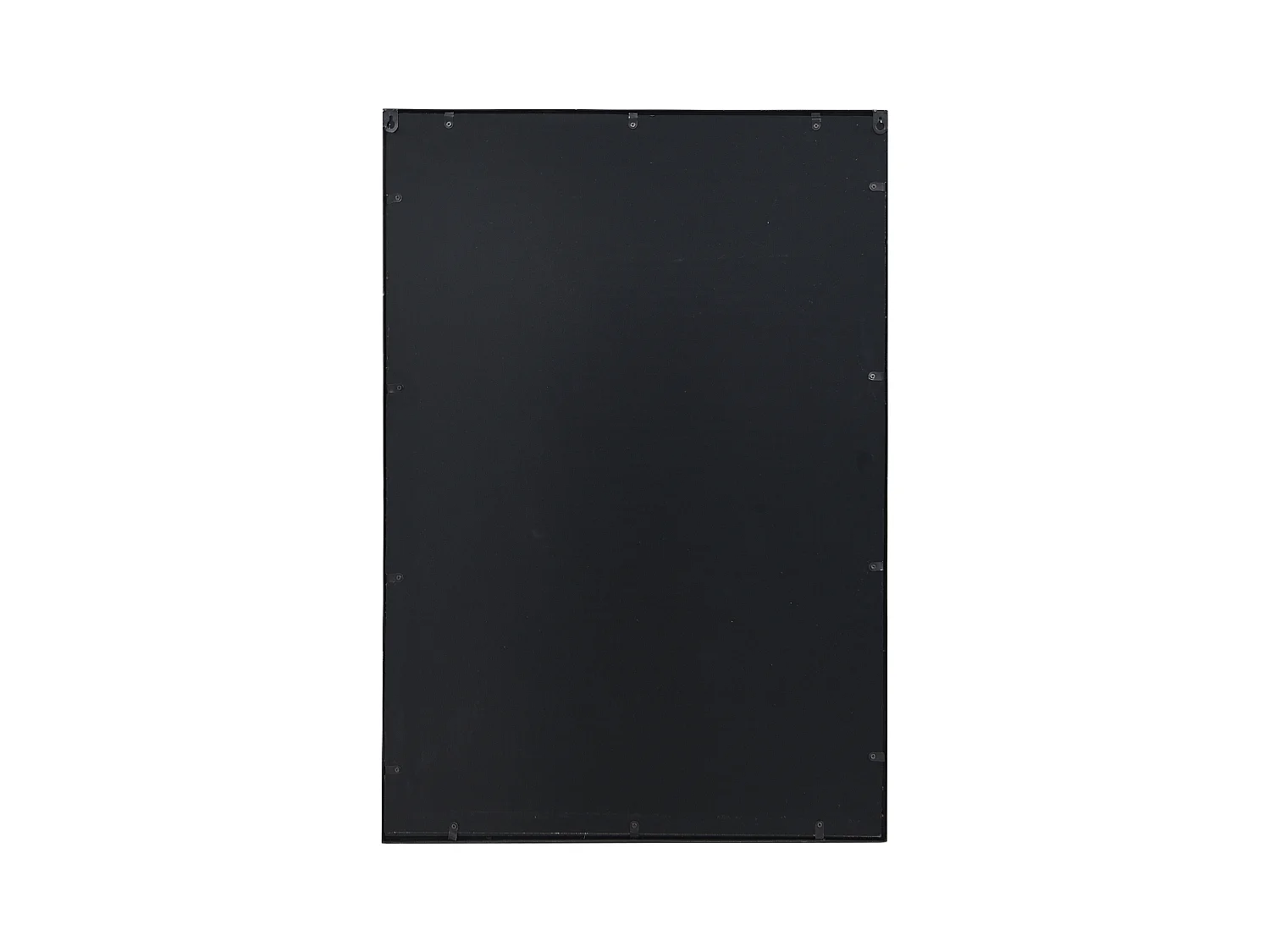 Miroir industriel en métal - L.60 x H.86,5 cm - Noir - HISAE