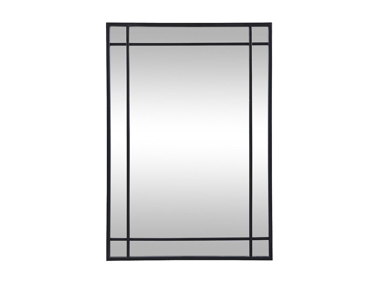 Spiegel Industriell - 60 x 86,5 cm - Metall - Schwarz - HISAE günstig online kaufen