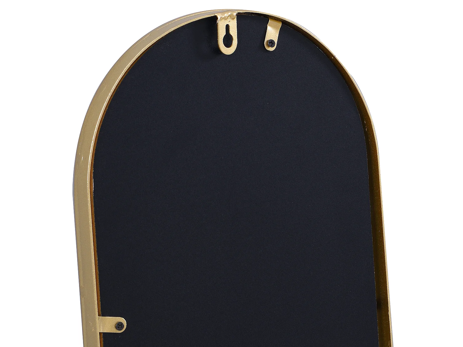 Lot de 3 miroirs ovales en métal - L.23 x H.120 cm - Doré - JAYLEN