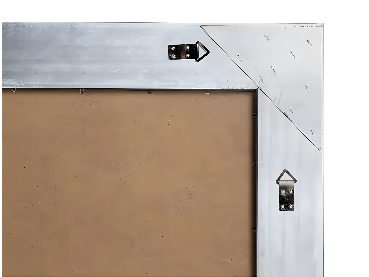 Afgeschuinde spiegel met sierlijst - ANALISE - H114 x B83 cm - Champagnekleur