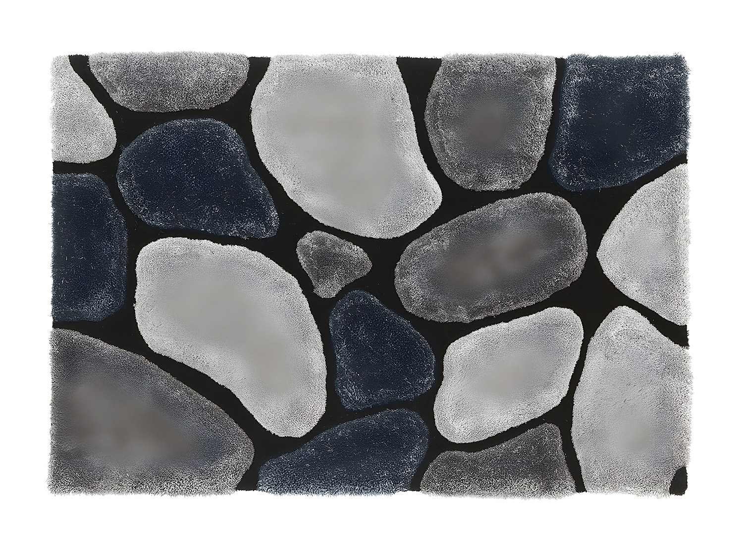 Hochflorteppich - 200 x 290 cm - Grau - PIETRA günstig online kaufen