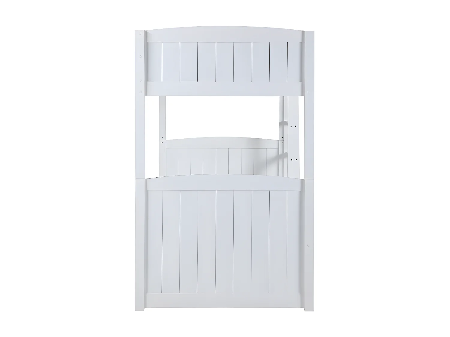 Letto a castello separabile con vani portaoggetti 90x190 cm Laccato bianco - ANCHISE