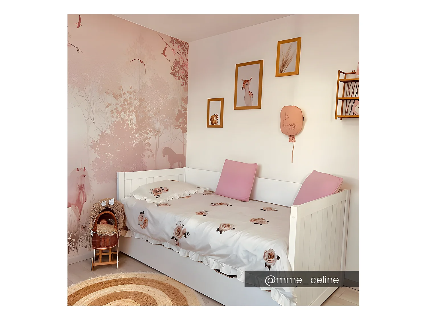 Cama nido - 90 x 190 o 174 x 190 cm  - Con somier a tablas y cajón -  Pino y MDF - blanco - ALFIERO  II