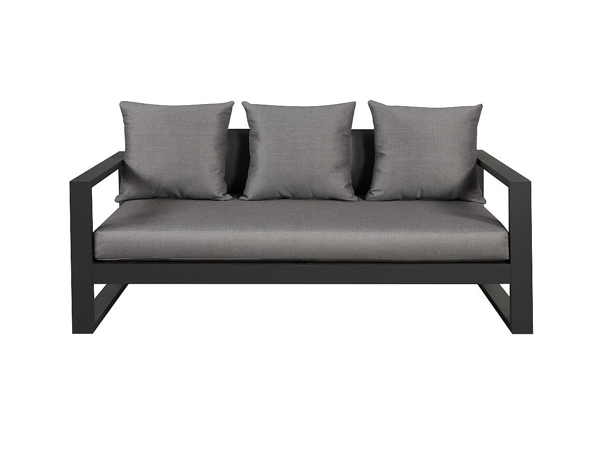 Salón de jardín MOLOKAI: un sofá de 3 plazas, 2 sillones, una mesa de