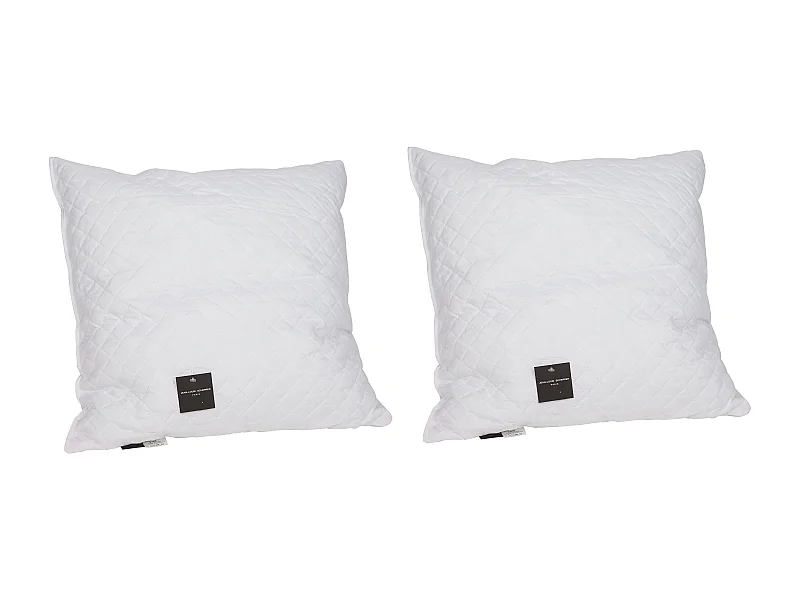 Juego de 2 almohadas JEAN LOUIS SHERRER con memoria de forma 60 x 60  cm 100% poliéster SELENE