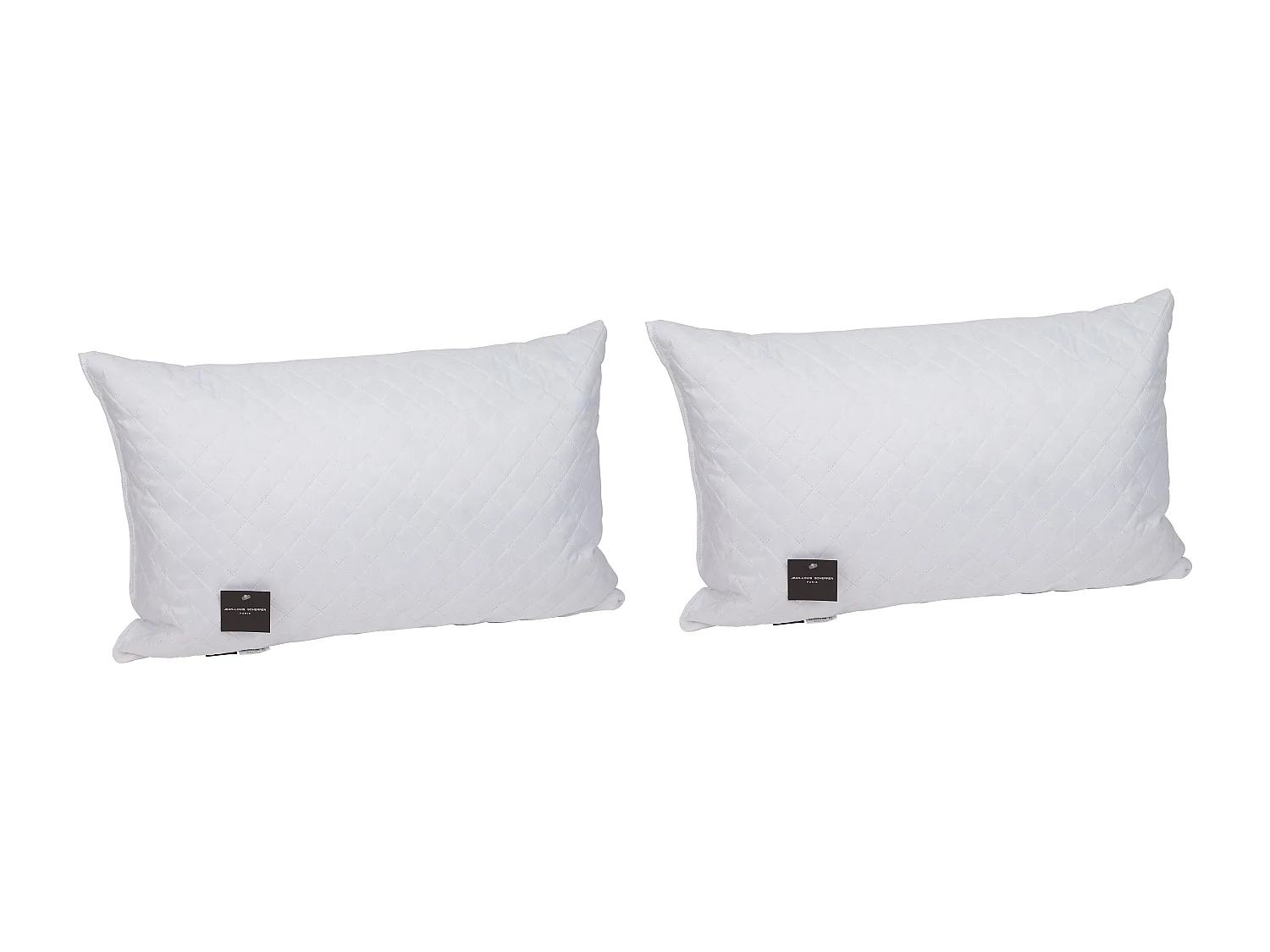 Set van 2 hoofdkussens met hoes SELENE met vormgeheugen van JEAN LOUIS SHERRER - 50 x 70 cm - 100% polyester