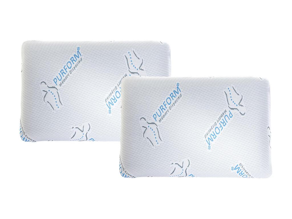 Visco-Kopfkissen 2er-Set Anti-Milben - 60 x 40 cm - SIRONA günstig online kaufen