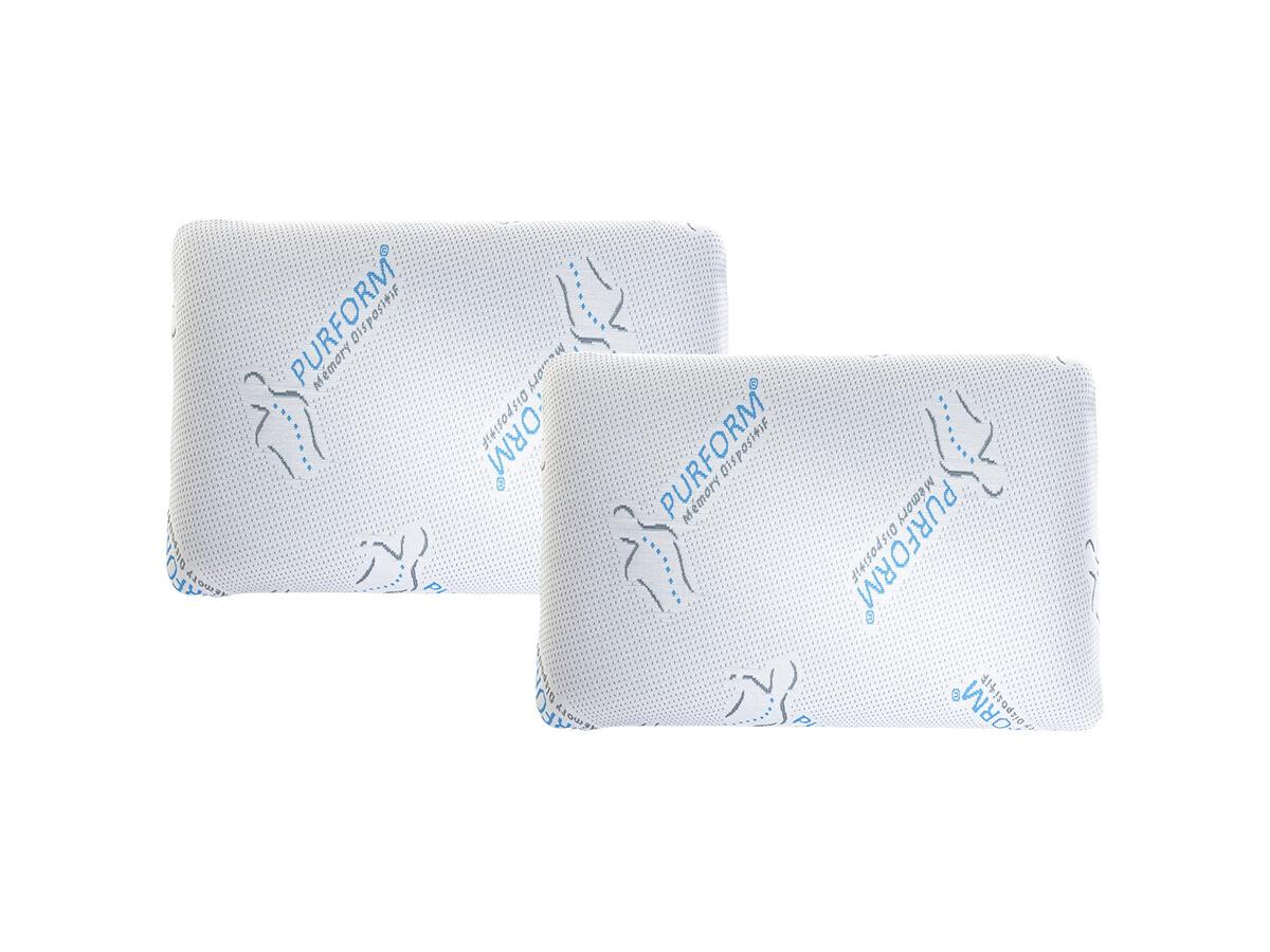 Visco-Kopfkissen 2er-Set Anti-Milben - 60 x 40 cm - SIRONA günstig online kaufen
