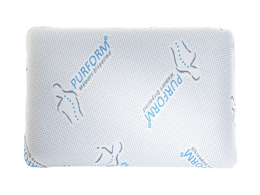 Lot de 2 oreillers mémoire de forme anti acariens  60 x 40 cm PURFORM - SIRONA