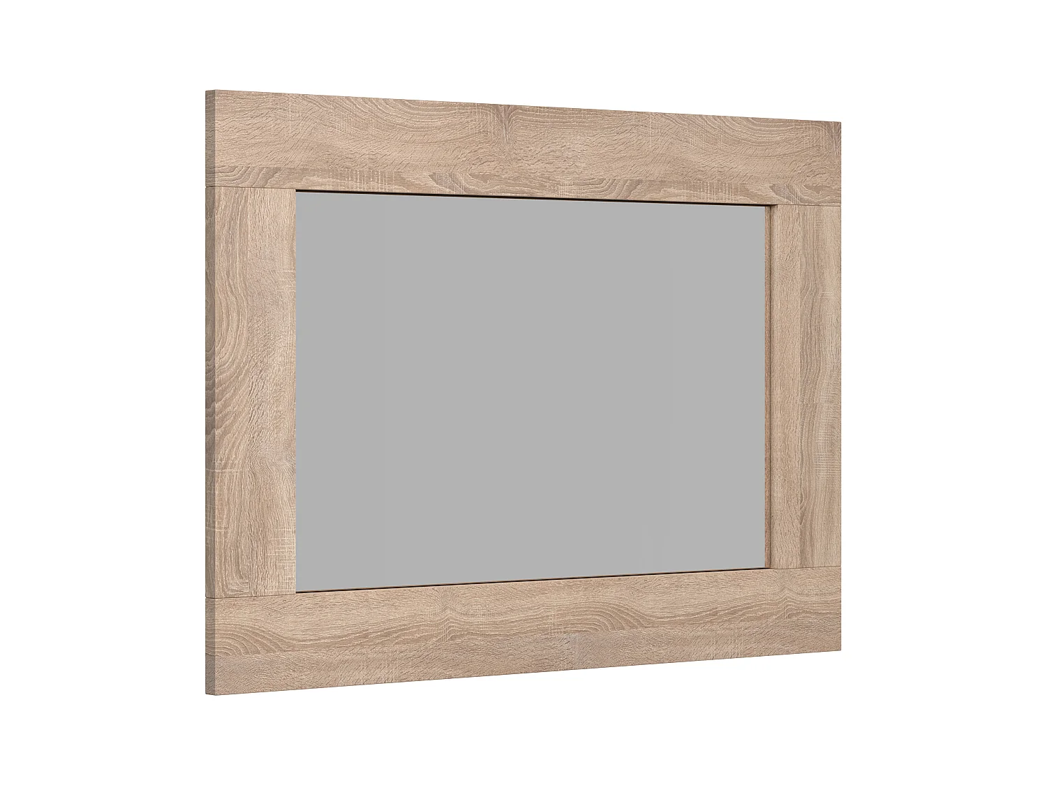 Espejo de cuarto de baño contorno roble - Ancho 70 x Alt. 50 cm - ANALA