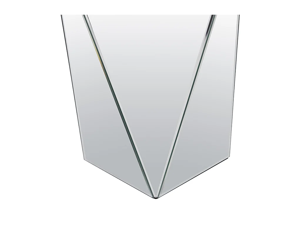 Mesa auxiliar de MDF y espejo - Color: plata - SIGRID de Pascal MORABITO