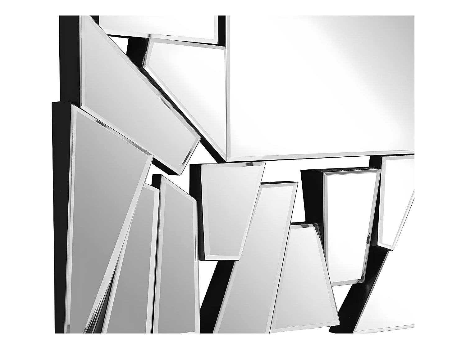 Miroir mural en inox - L. 120 x  H. 76 cm - UYUNI
