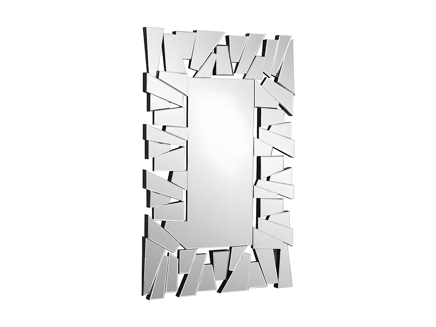 Specchio a muro L. 120 x H. 76 cm in Acciaio inox - UYUNI