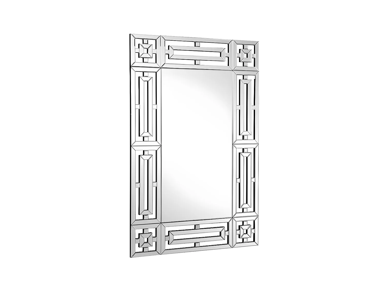 Espejo de pared de acero inoxidable - Ancho 120 x Alt. 80 cm- LOAYE