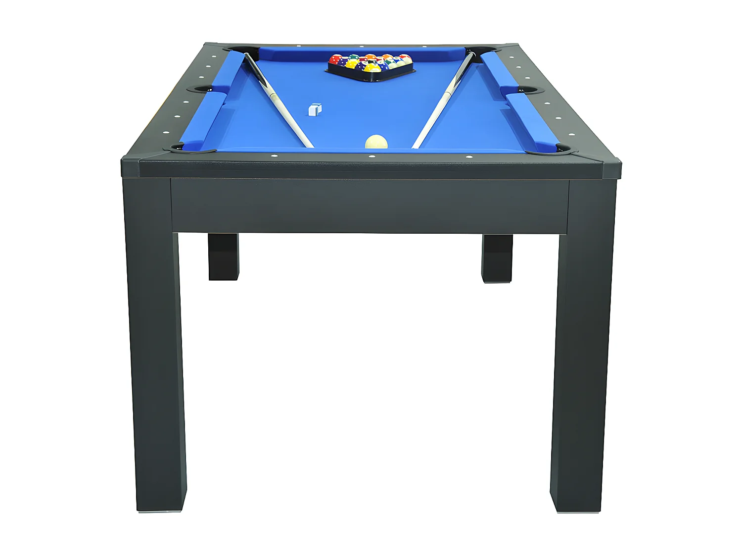Sort transformerbar bord - Billard & Bordtennis - L182 x l102 x H80 cm - SOUSA