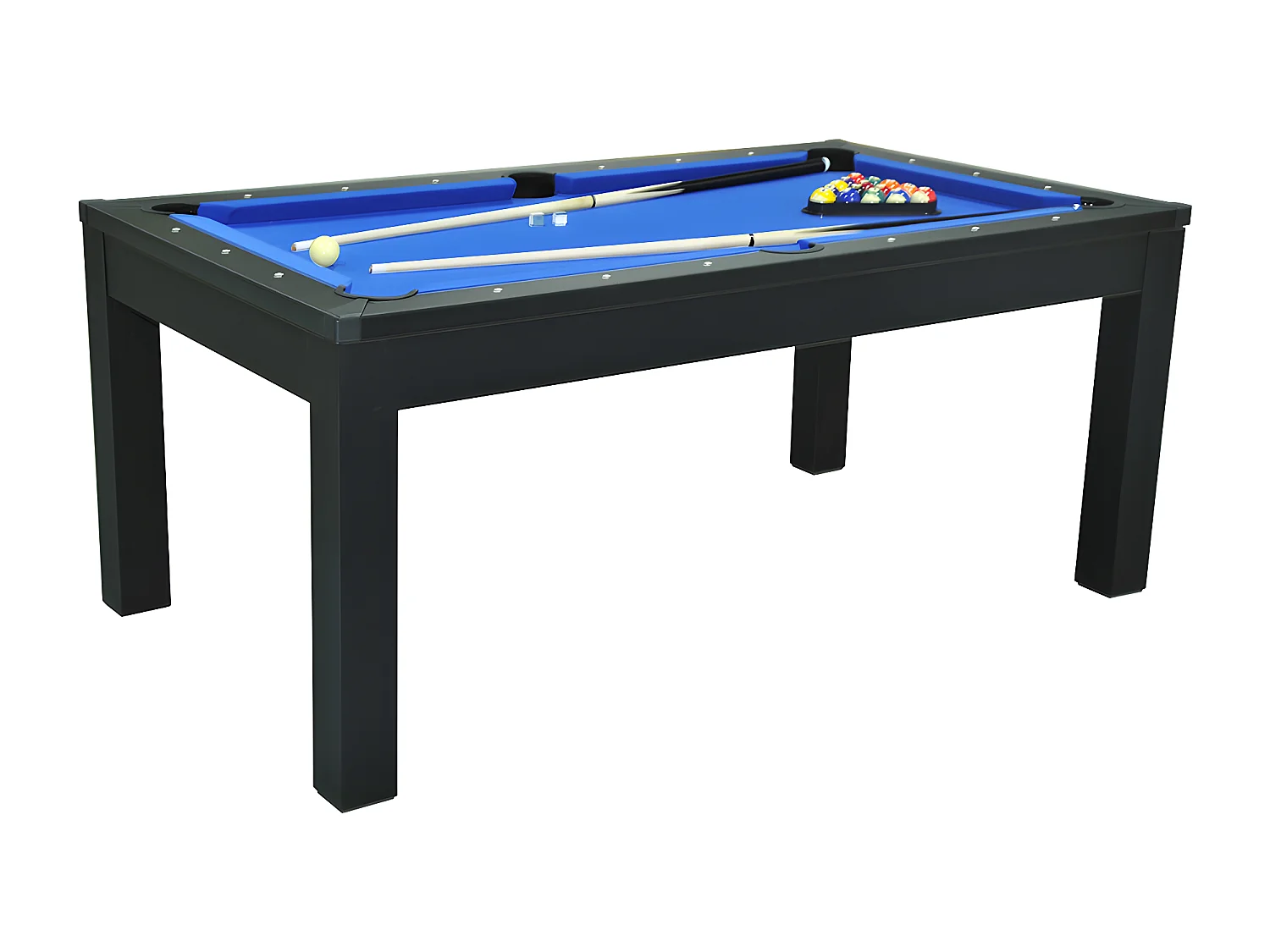 Sort transformerbar bord - Billard & Bordtennis - L182 x l102 x H80 cm - SOUSA