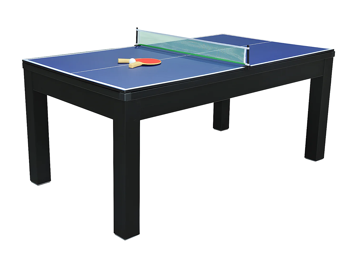 Sort transformerbar bord - Billard & Bordtennis - L182 x l102 x H80 cm - SOUSA
