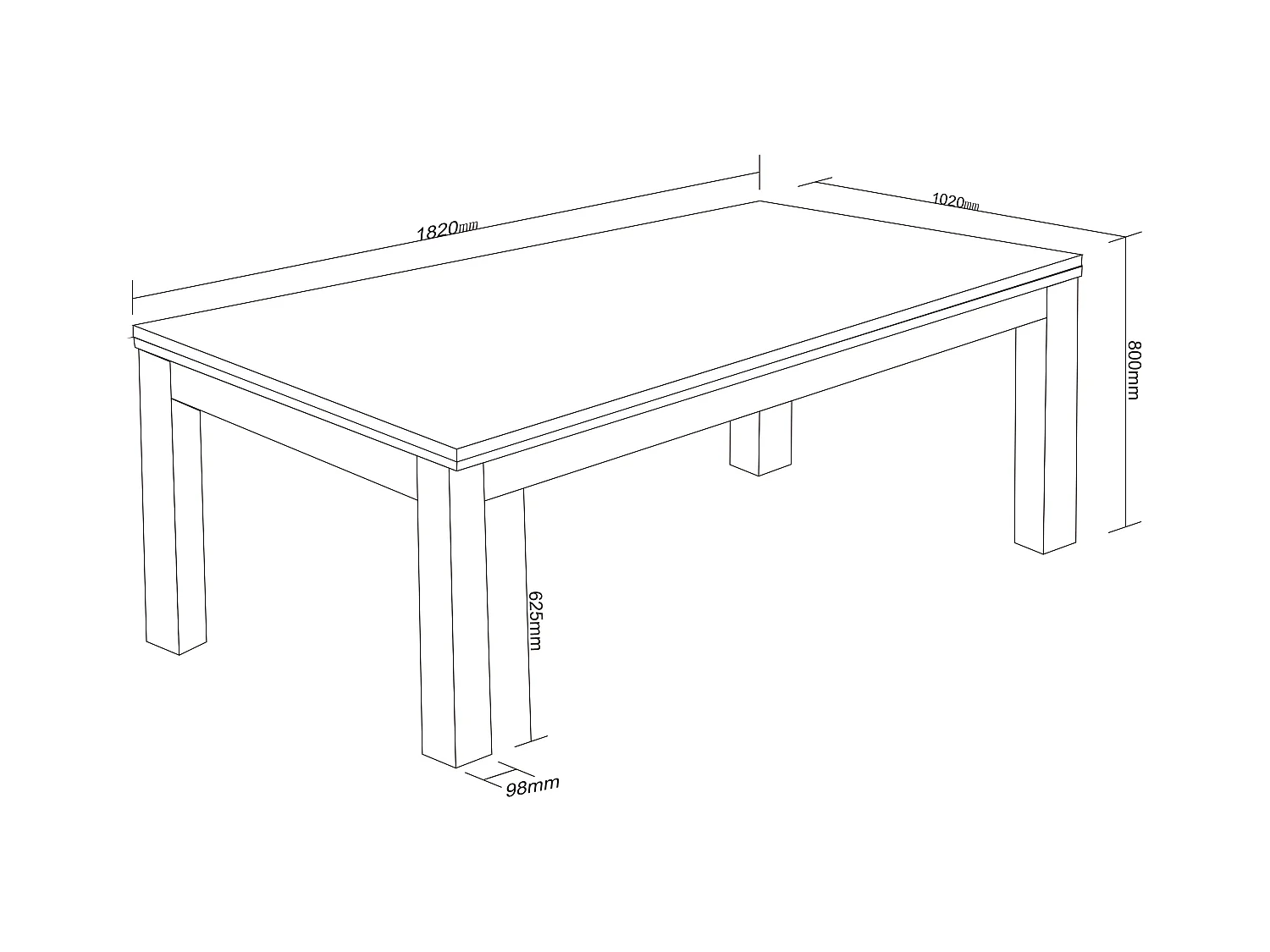 Table transformable noire - Billard & Ping-pong - L182 x l102 x H80 cm - SOUSA