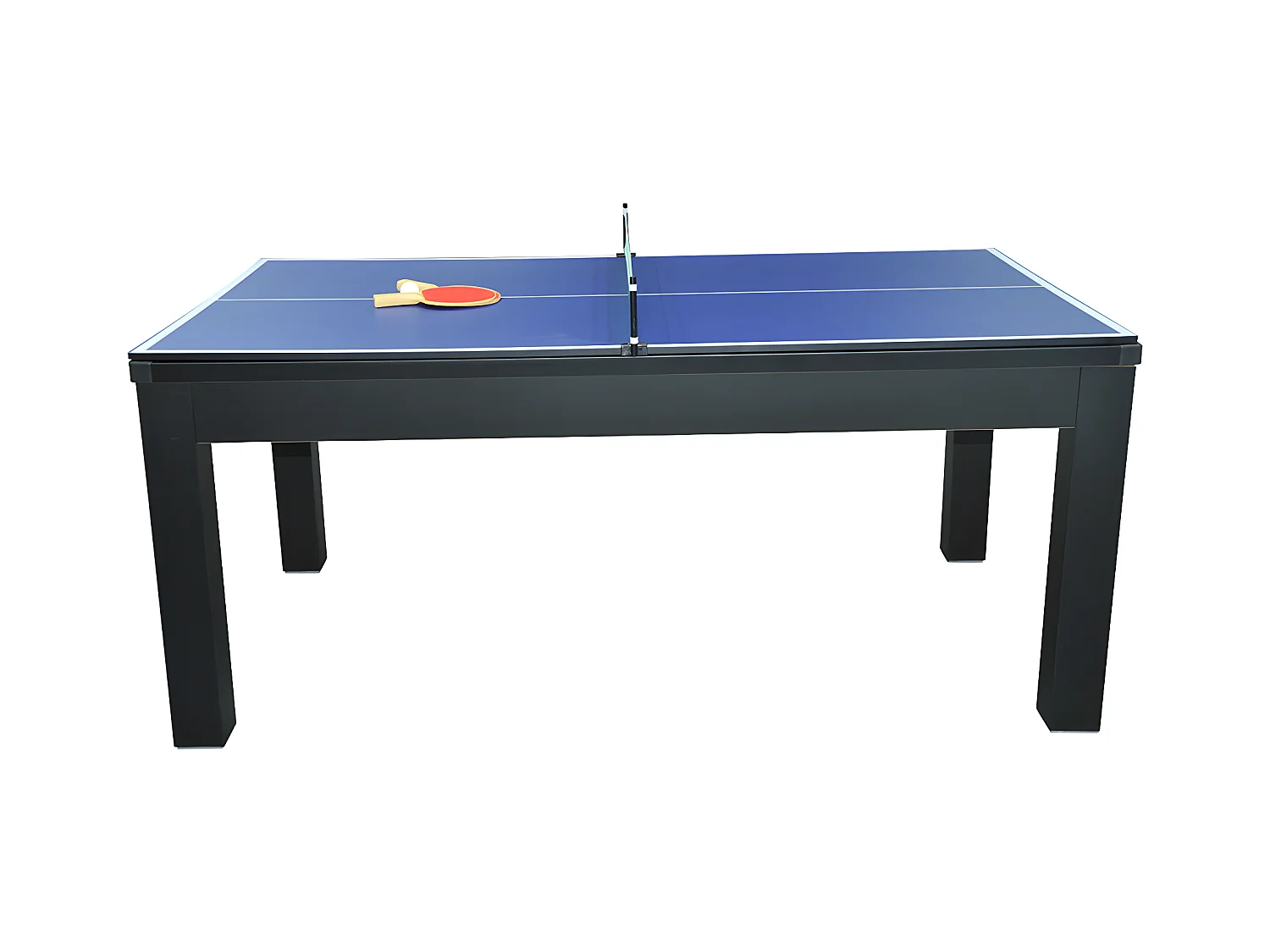 Table transformable noire - Billard & Ping-pong - L182 x l102 x H80 cm - SOUSA