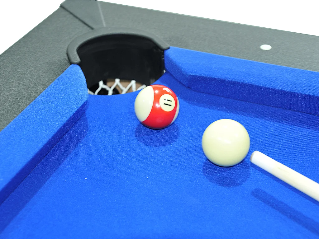 Moduleerbare tafel - Biljart en tafeltennis - L182 x B102 x H80 cm - Zwart - SOUSA