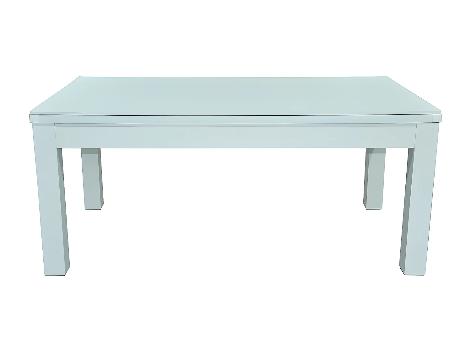 Multifunktionstisch - Billard & Tischtennis - 182 x 102 x 80 cm - Weiß - HENK