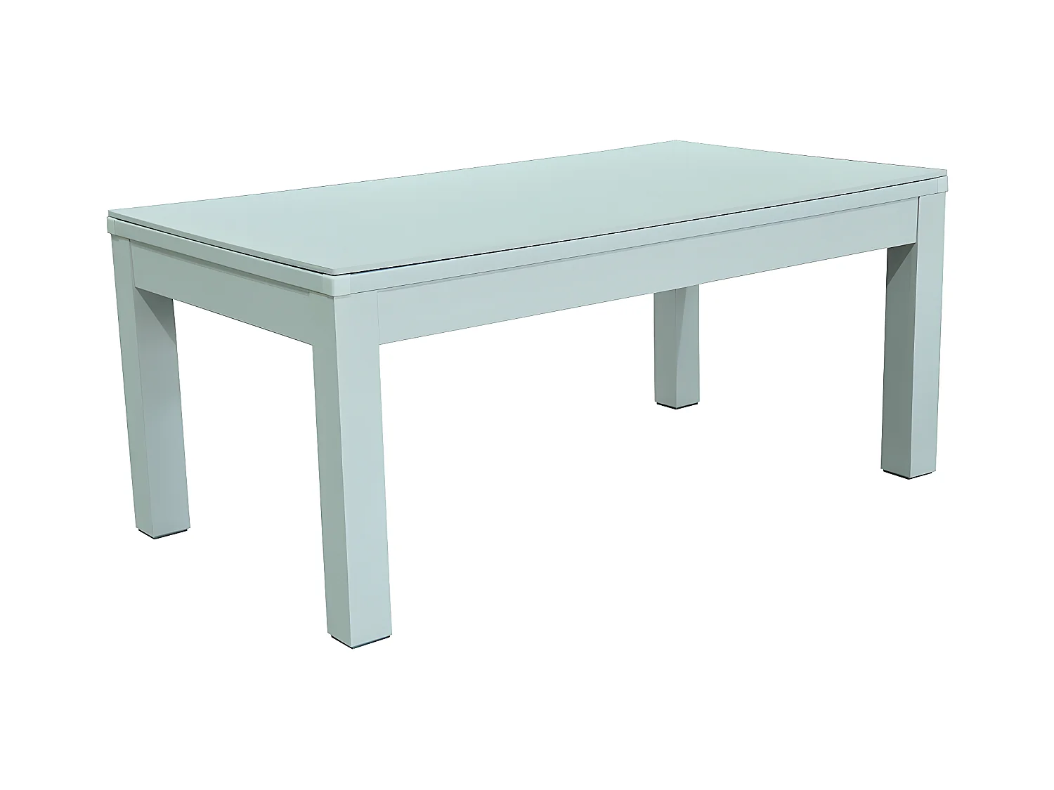 Table transformable blanche - Billard & Ping-pong - L182 x l102 x H80 cm - HENK