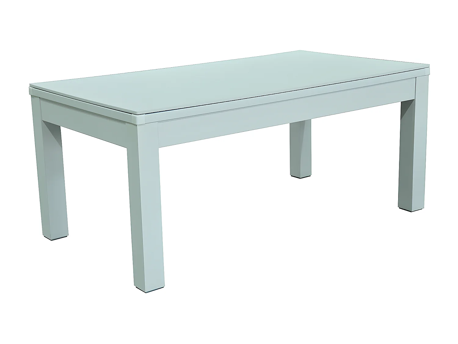 Multifunktionstisch - Billard & Tischtennis - 182 x 102 x 80 cm - Weiß - HENK