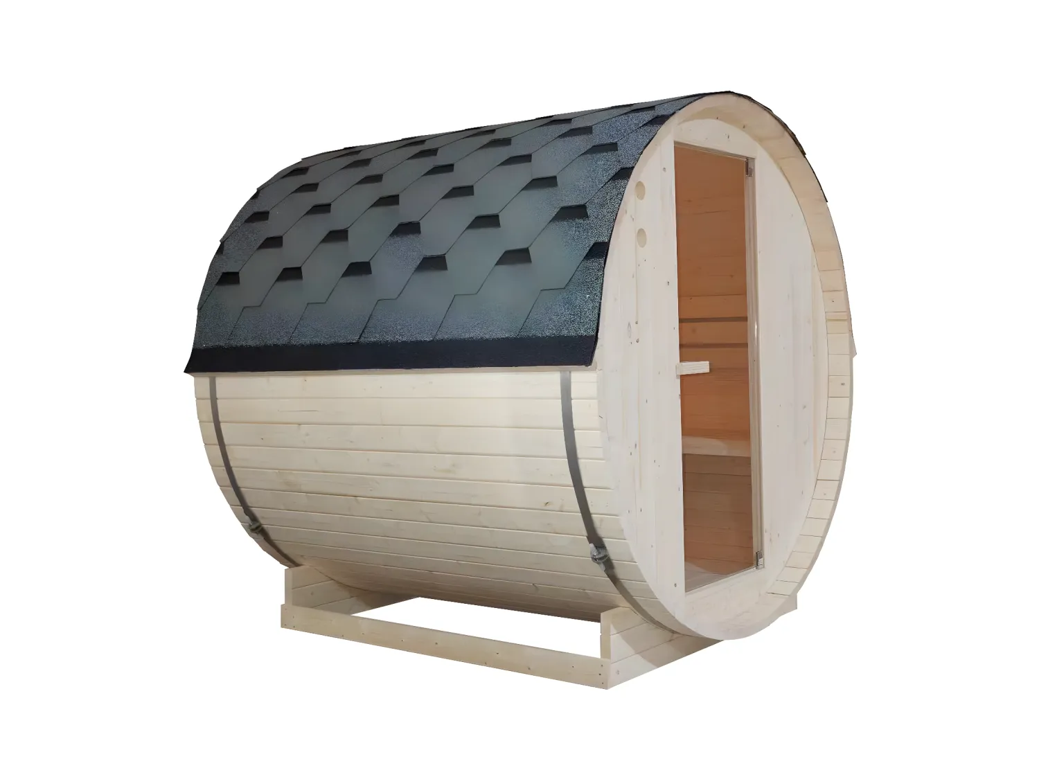 4-persoons buitensauna - B185 x D180 x H190 cm - ISOKYRO