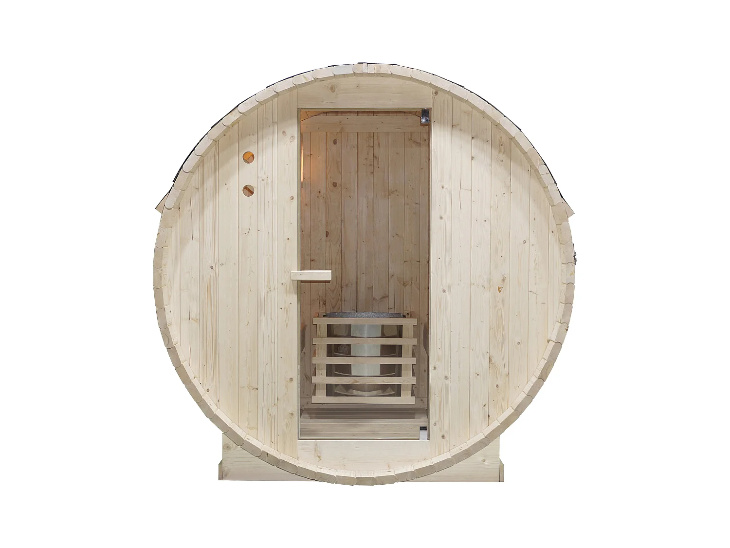 Sauna de exterior de 6 lugares C185 x L220 x A190 cm - ISOKYRO