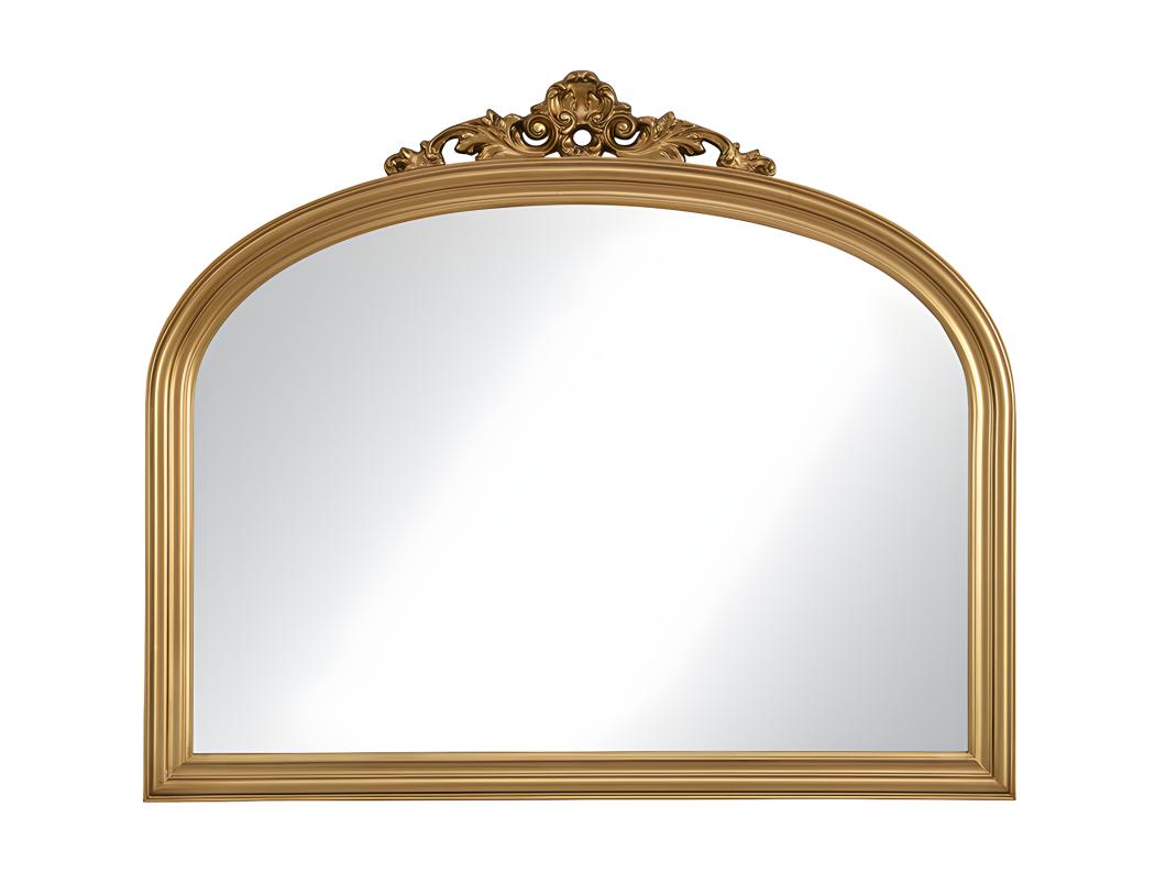 Specchio H90 cm Legno di paulownia Dorato - EYOB
