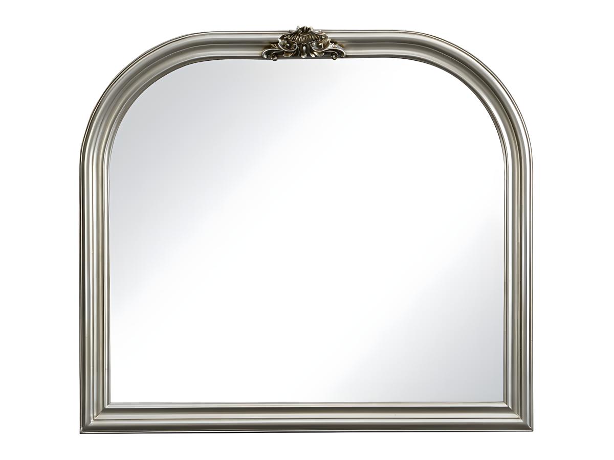 Spiegel - H. 81 cm - Paulowniaholz - Silberfarben - IZEY günstig online kaufen