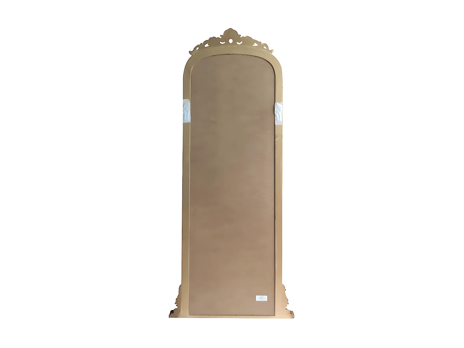 Stor vintagespegel i guldfärgad kejsarträd 180 cm MERRY