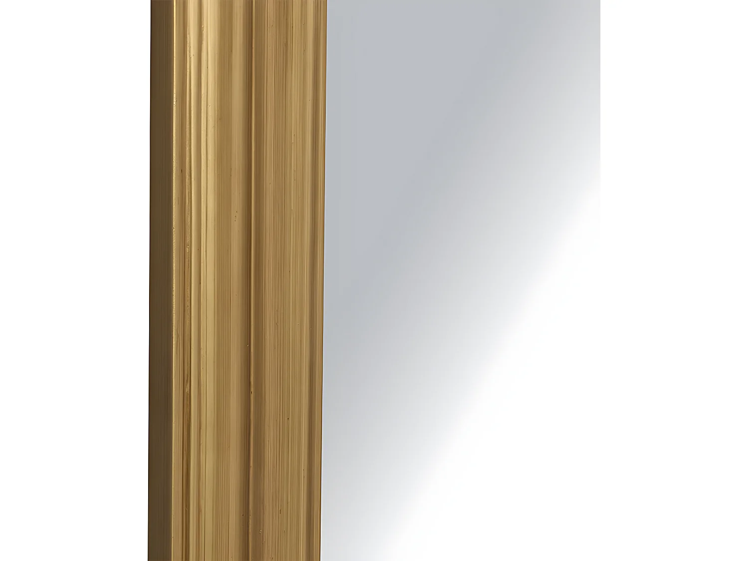 Stor vintagespegel i guldfärgad kejsarträd 180 cm MERRY