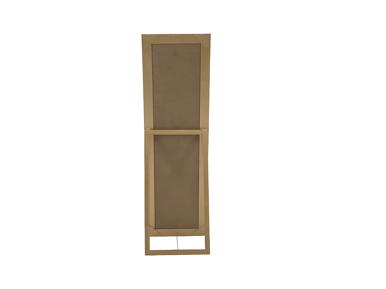 Miroir sur pied en bois d'eucalyptus - L. 50 x H. 170 cm - Doré - HONORE