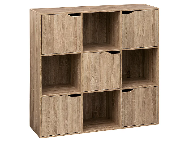 Étagère 9 Cases "Mix Modul" 100cm Naturel