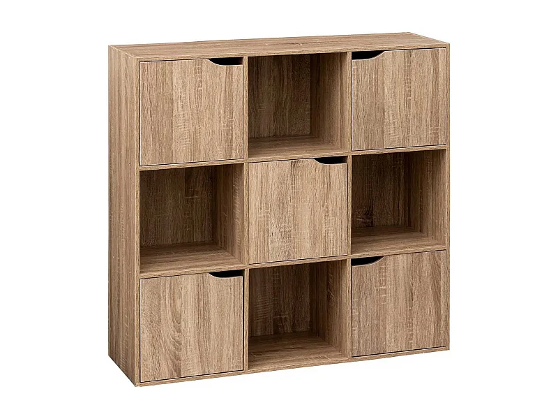 Étagère 9 Cases "Mix Modul" 100cm Naturel