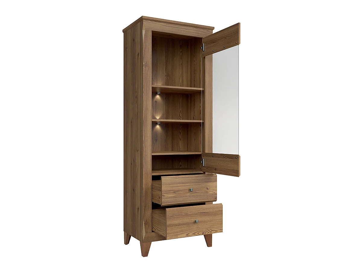 Vitrine 1 porte Raya Bois