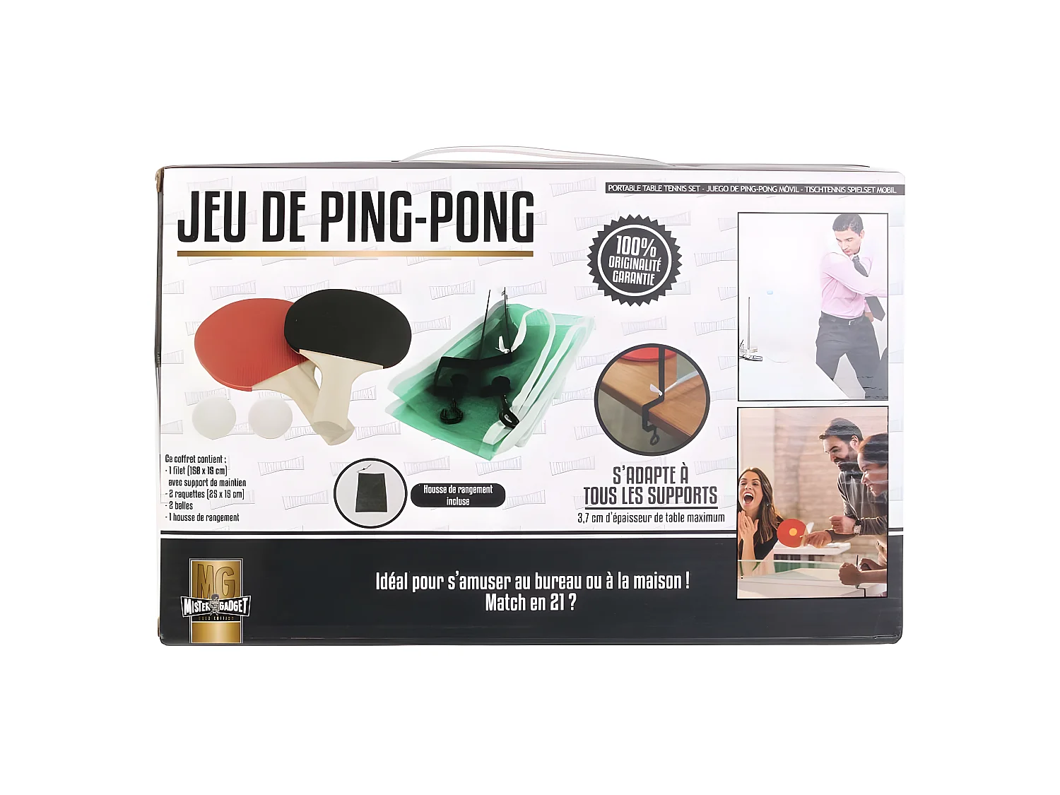 Jeu De Ping Pong Mobile Rouge, Vert
