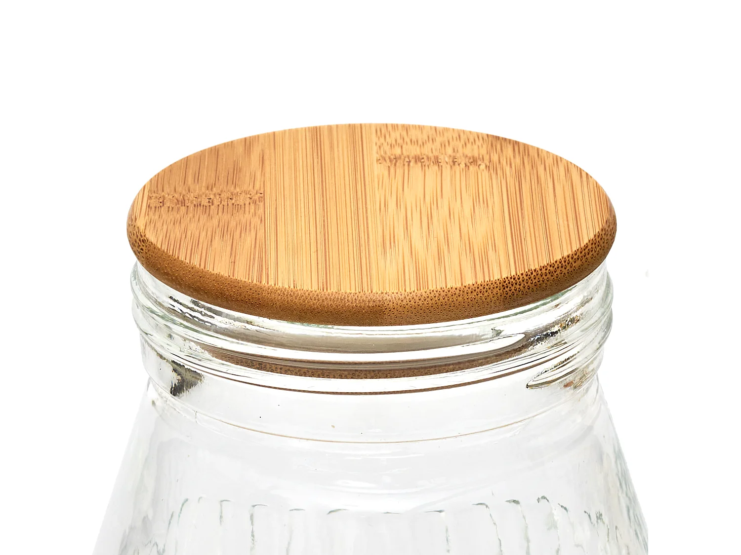 Fontaine Avec Couvercle En Bois 3.8l Transparent, Or