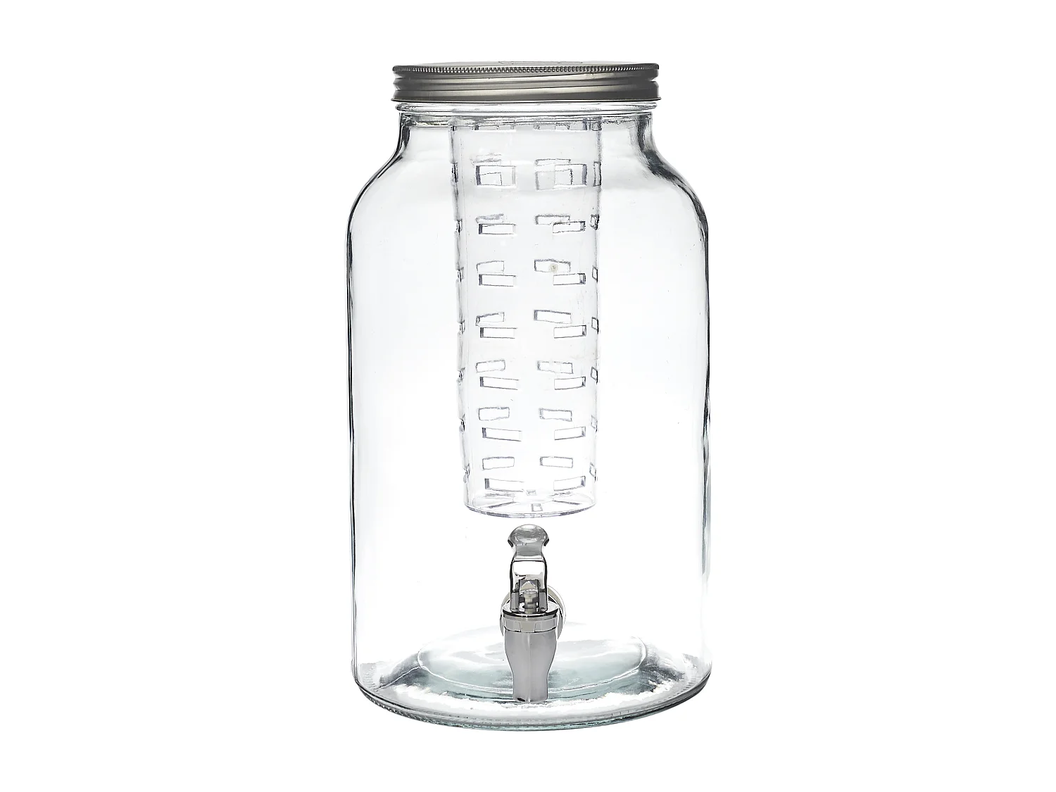 Glazen Drankdispenser met Infuser 5,5l Transparant